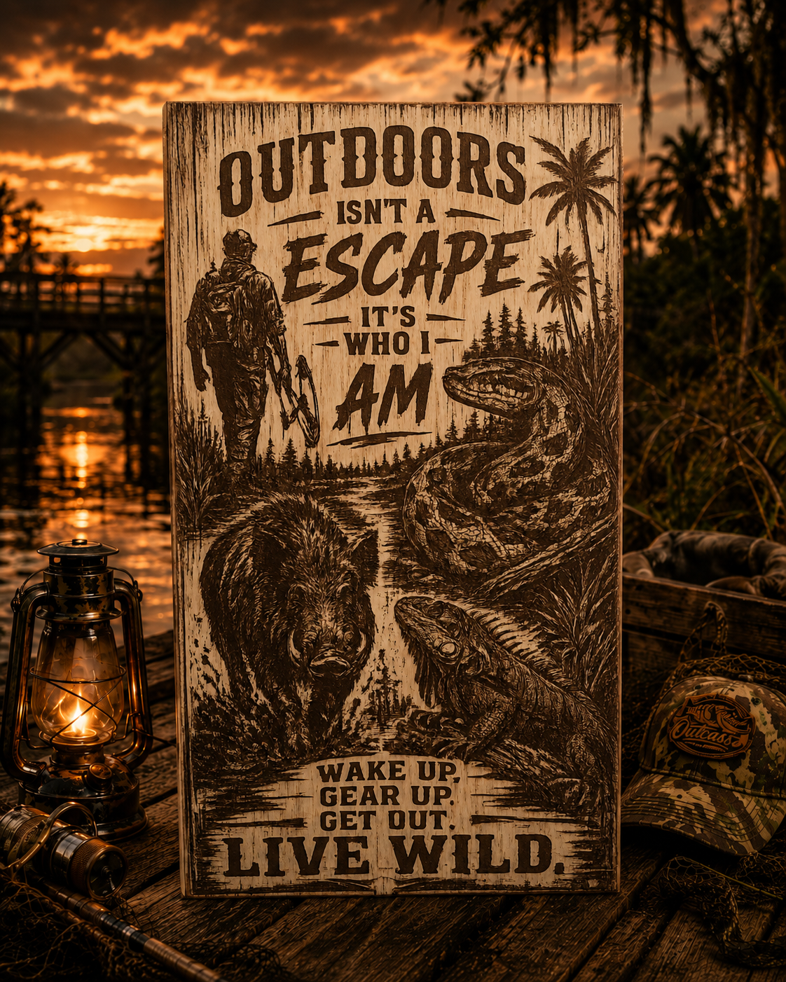 wood sign